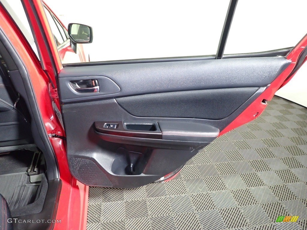 2017 WRX  - Pure Red / Carbon Black photo #22
