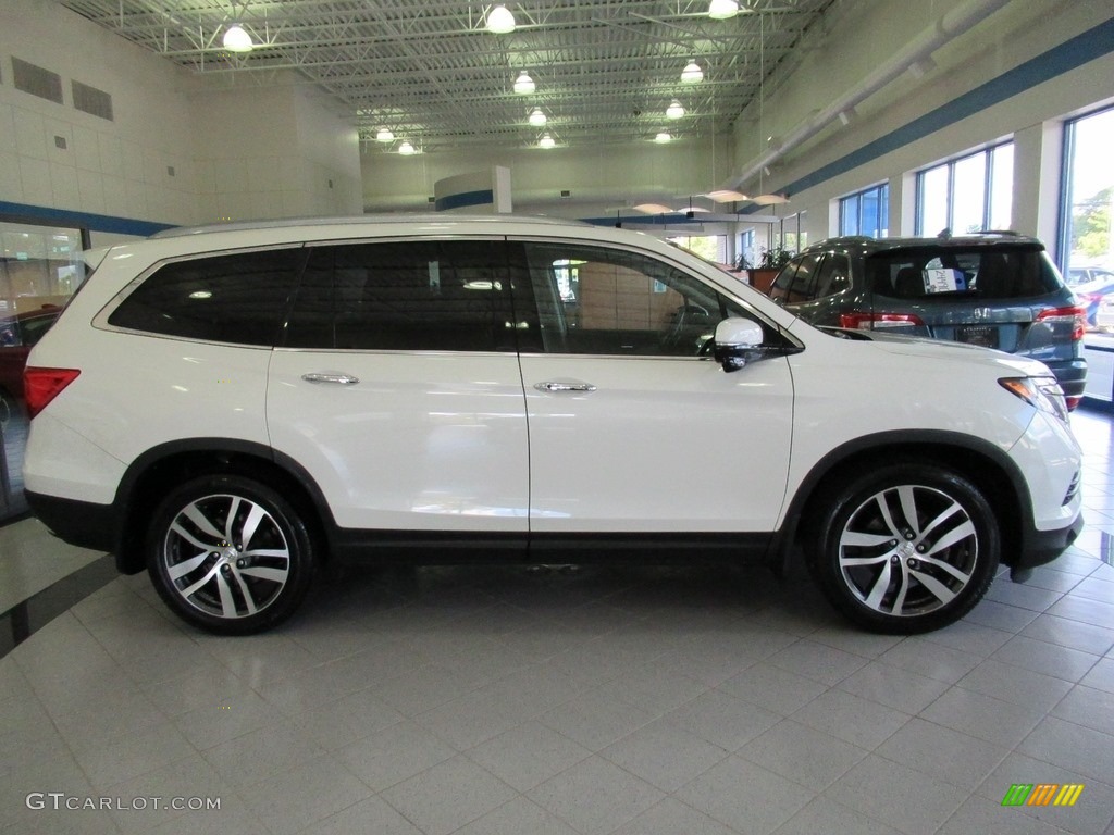 White Diamond Pearl 2016 Honda Pilot Touring AWD Exterior Photo #139813545