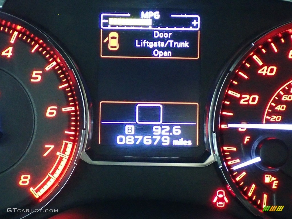 2017 WRX  - Pure Red / Carbon Black photo #28