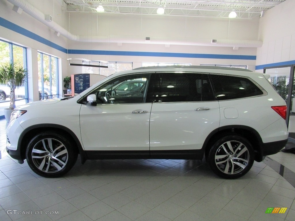 White Diamond Pearl 2016 Honda Pilot Touring AWD Exterior Photo #139813680