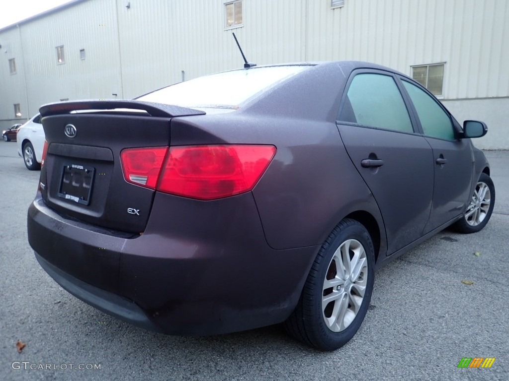 2011 Forte EX - Spicy Red / Coffee photo #3