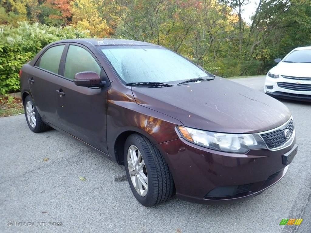 2011 Forte EX - Spicy Red / Coffee photo #4