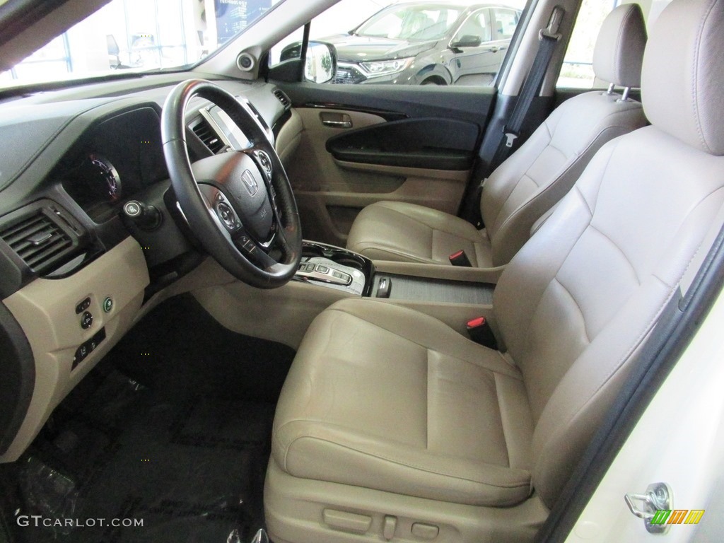 Black Interior 2016 Honda Pilot Touring AWD Photo #139814142
