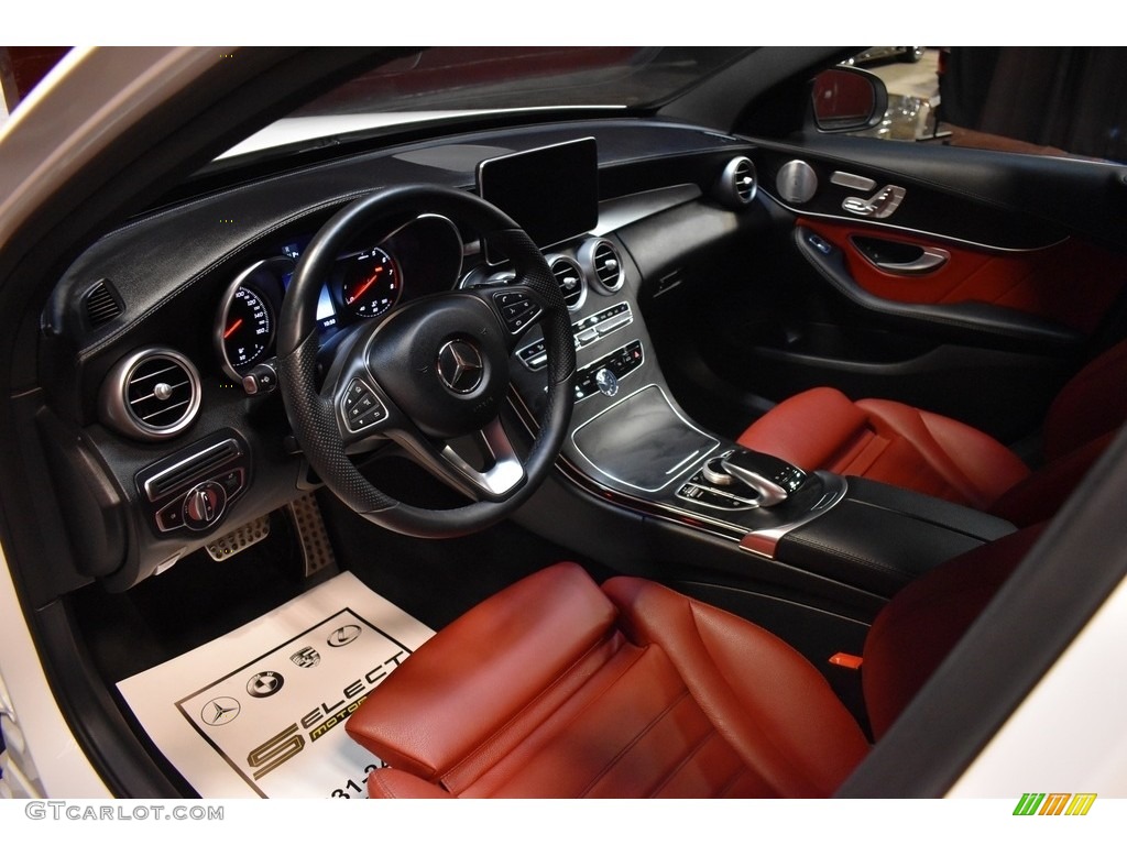 Cranberry Red/Black Interior 2017 Mercedes-Benz C 300 4Matic Sedan Photo #139814622