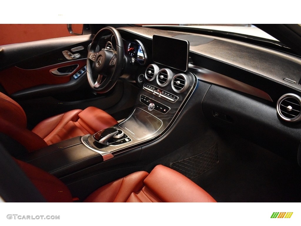 2017 Mercedes-Benz C 300 4Matic Sedan Cranberry Red/Black Dashboard Photo #139814703