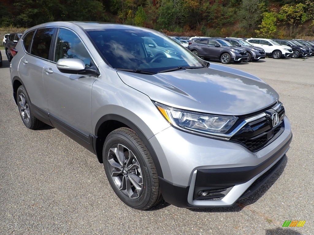 Lunar Silver Metallic 2020 Honda CR-V EX AWD Exterior Photo #139814907