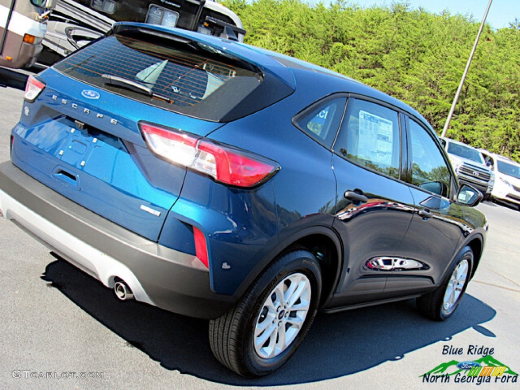 2020 Escape S 4WD - Dark Persian Green Metallic / Dark Earth Gray photo #28