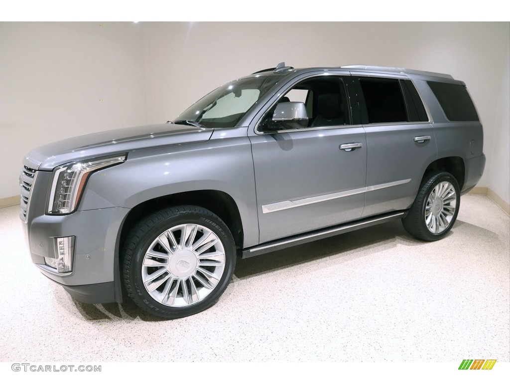 Satin Steel Metallic 2018 Cadillac Escalade Platinum 4WD Exterior Photo #139816035