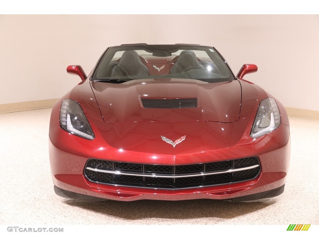 2016 Corvette Stingray Convertible - Long Beach Red Metallic Tintcoat / Jet Black photo #3