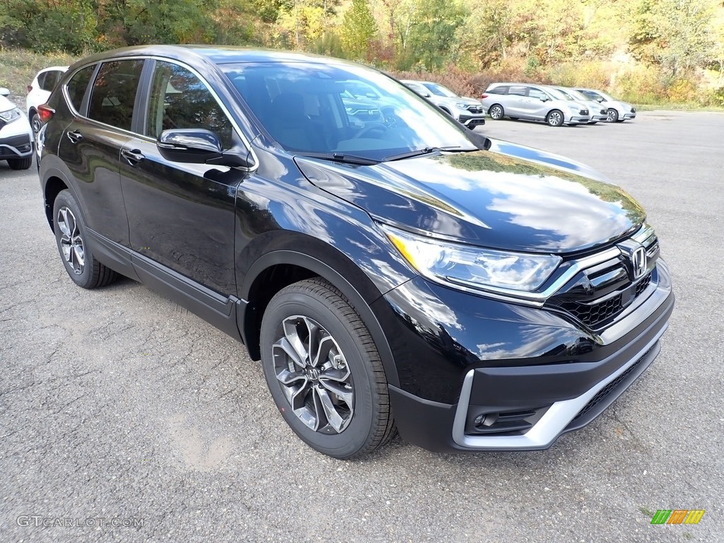 Crystal Black Pearl 2020 Honda CR-V EX AWD Exterior Photo #139816986