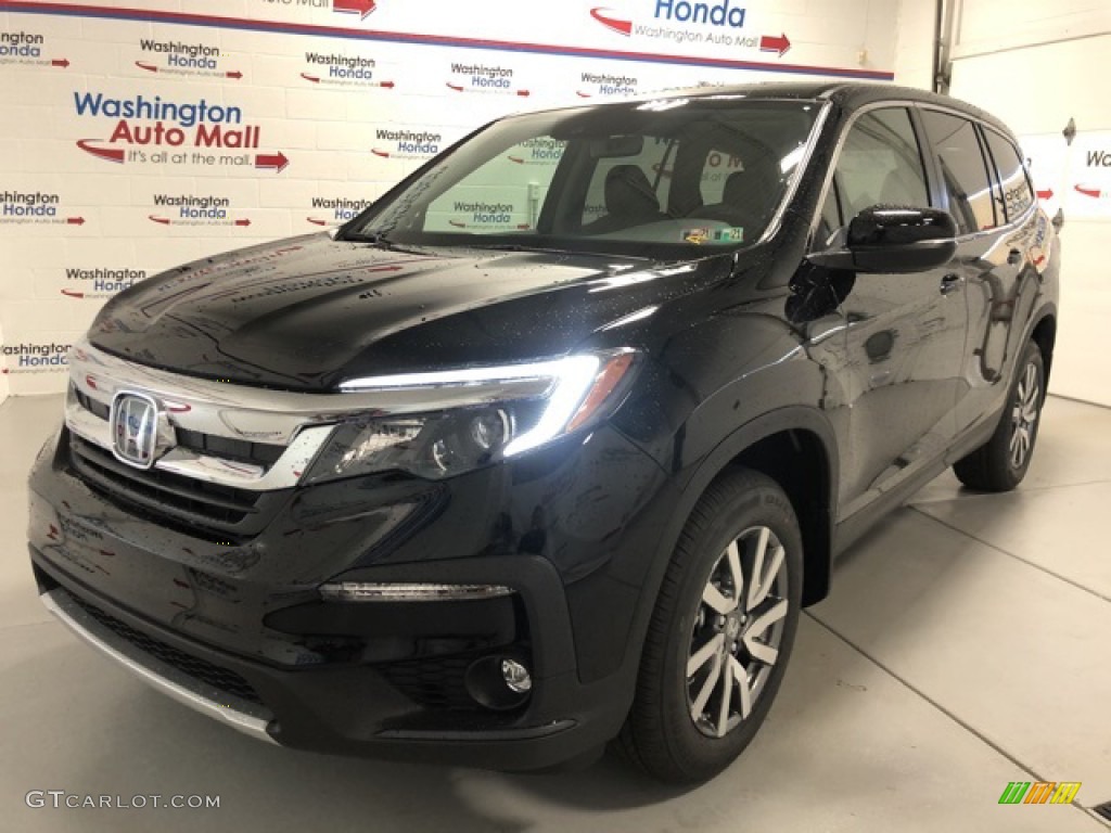 2021 Pilot EX-L AWD - Crystal Black Pearl / Black photo #1