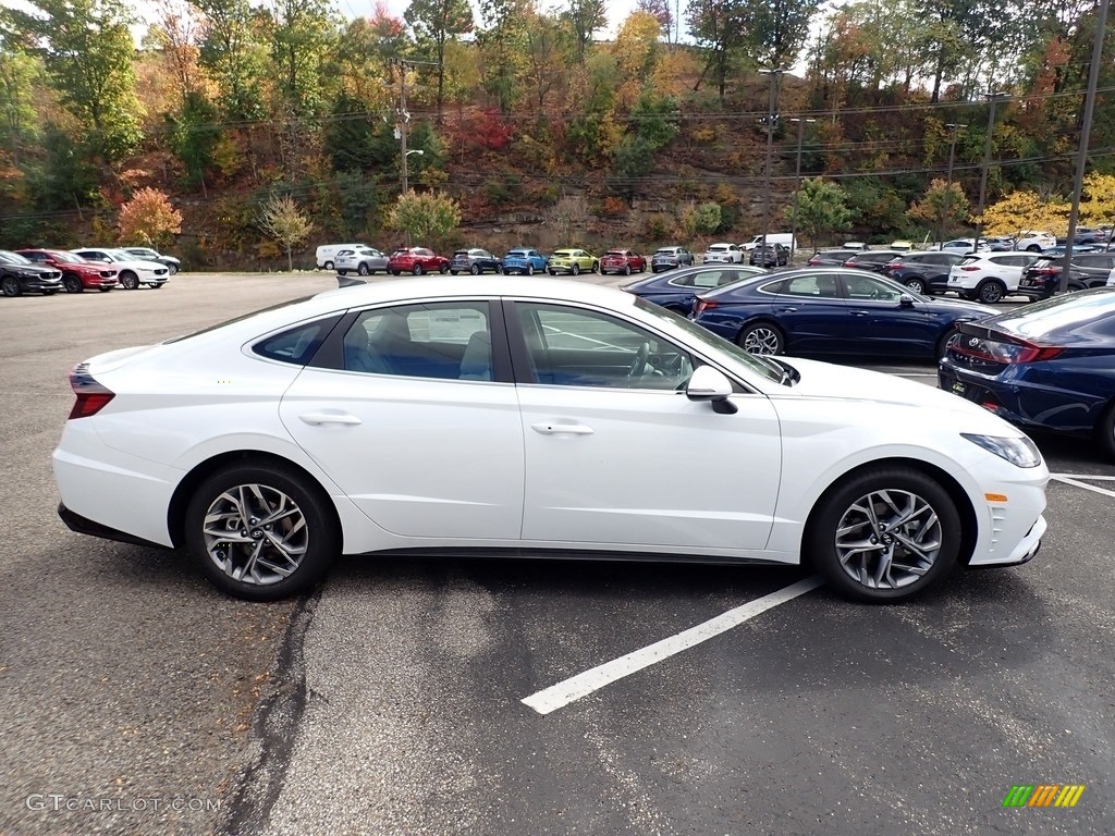 Hyper White 2021 Hyundai Sonata SEL Exterior Photo #139818405