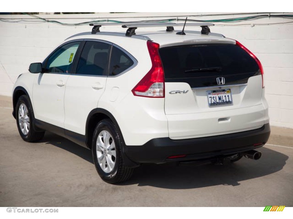 2014 CR-V EX-L - White Diamond Pearl / Black photo #2