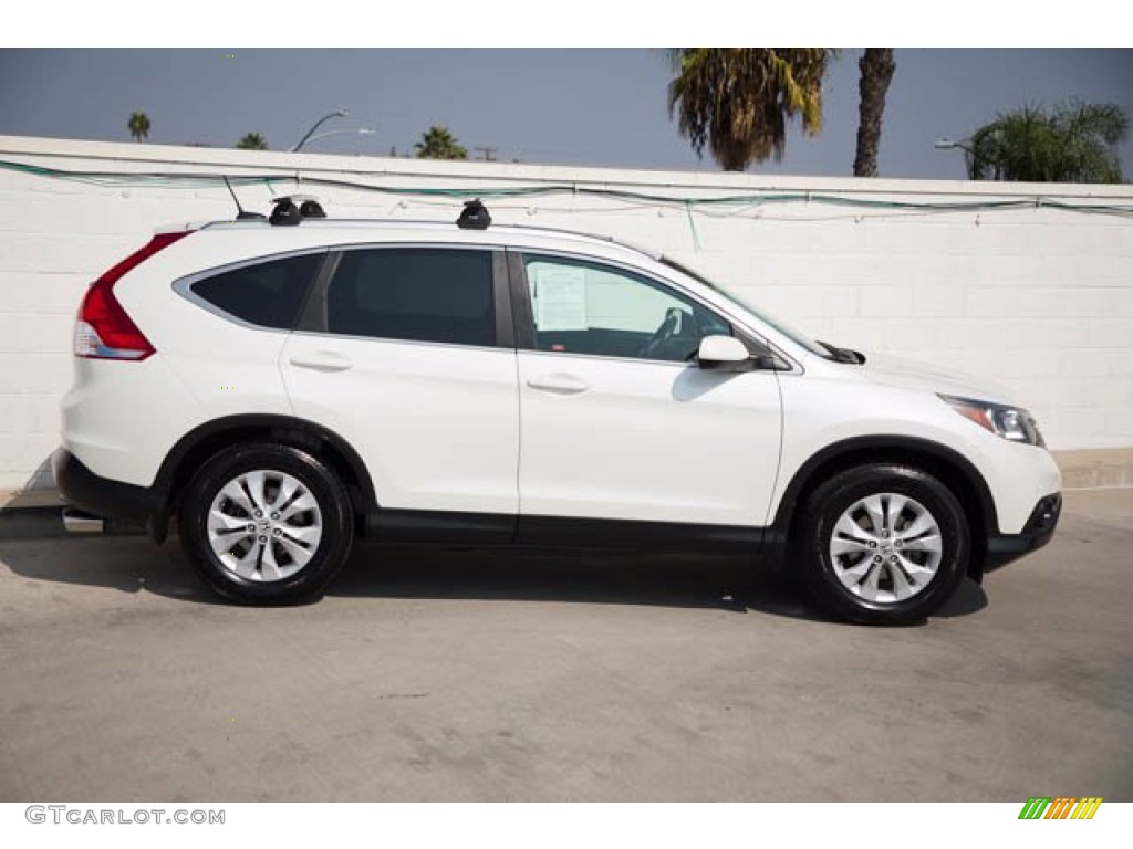 2014 CR-V EX-L - White Diamond Pearl / Black photo #11