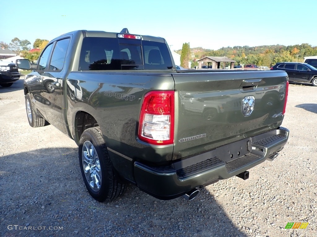 2021 1500 Big Horn Crew Cab 4x4 - Olive Green Pearl / Black photo #4