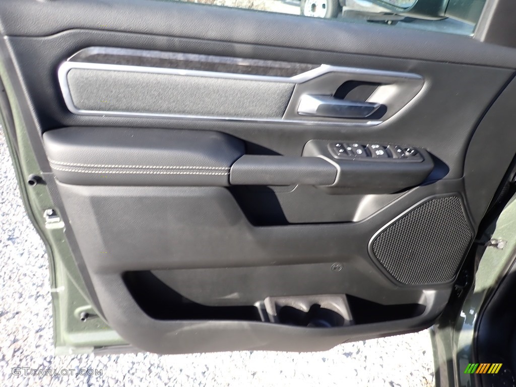 2021 1500 Big Horn Crew Cab 4x4 - Olive Green Pearl / Black photo #13