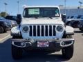 2021 Bright White Jeep Gladiator Overland 4x4  photo #2