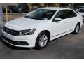 2017 Pure White Volkswagen Passat S Sedan  photo #4