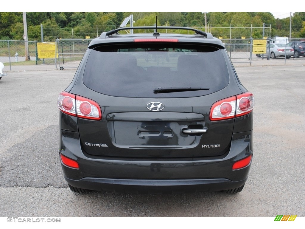 2012 Santa Fe Limited V6 - Black Forest Green / Beige photo #4