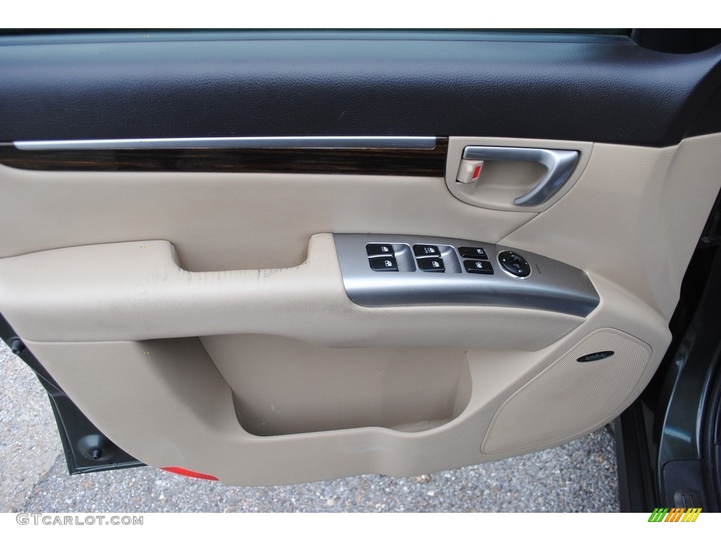 2012 Santa Fe Limited V6 - Black Forest Green / Beige photo #10