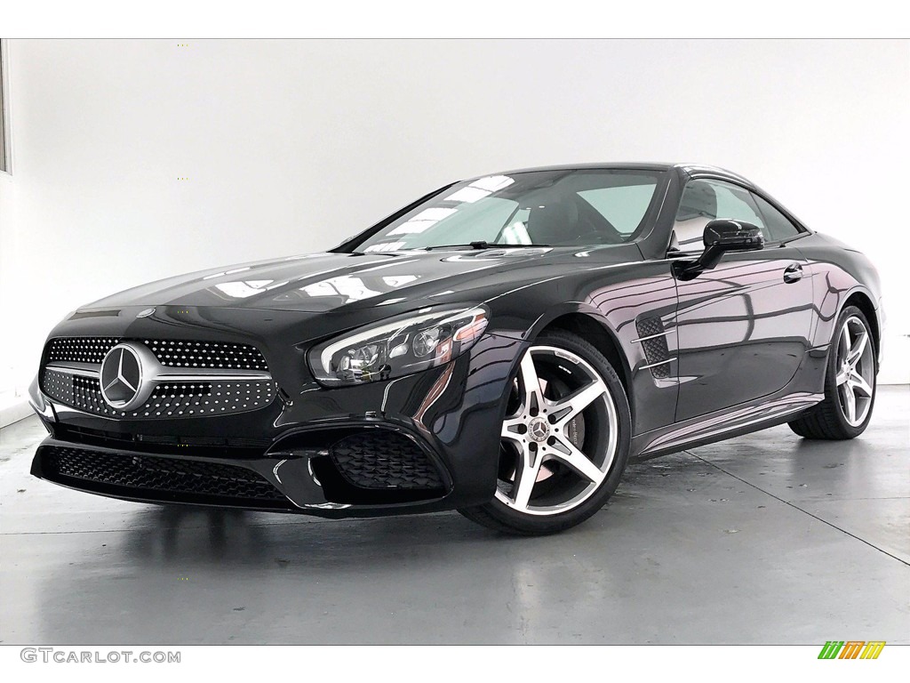 Black 2018 Mercedes-Benz SL 550 Roadster Exterior Photo #139822389