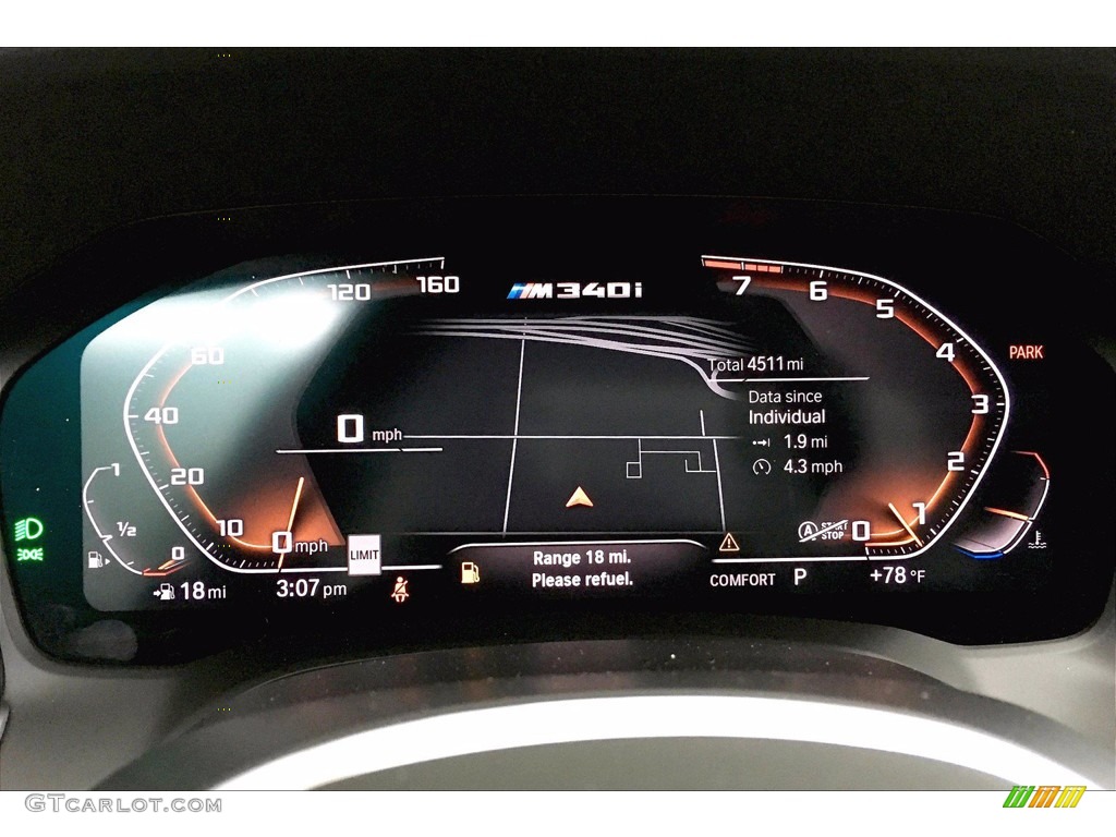 2020 3 Series M340i Sedan - Mineral Grey Metallic / Black photo #20