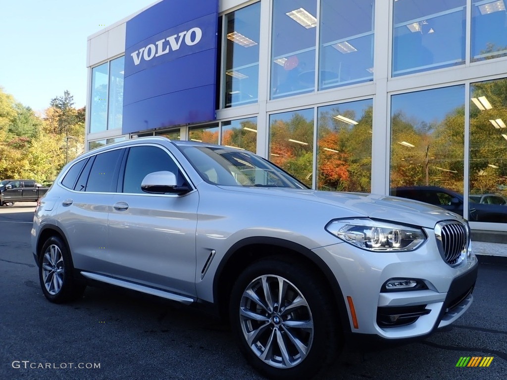 2019 X3 xDrive30i - Glacier Silver Metallic / Black photo #1