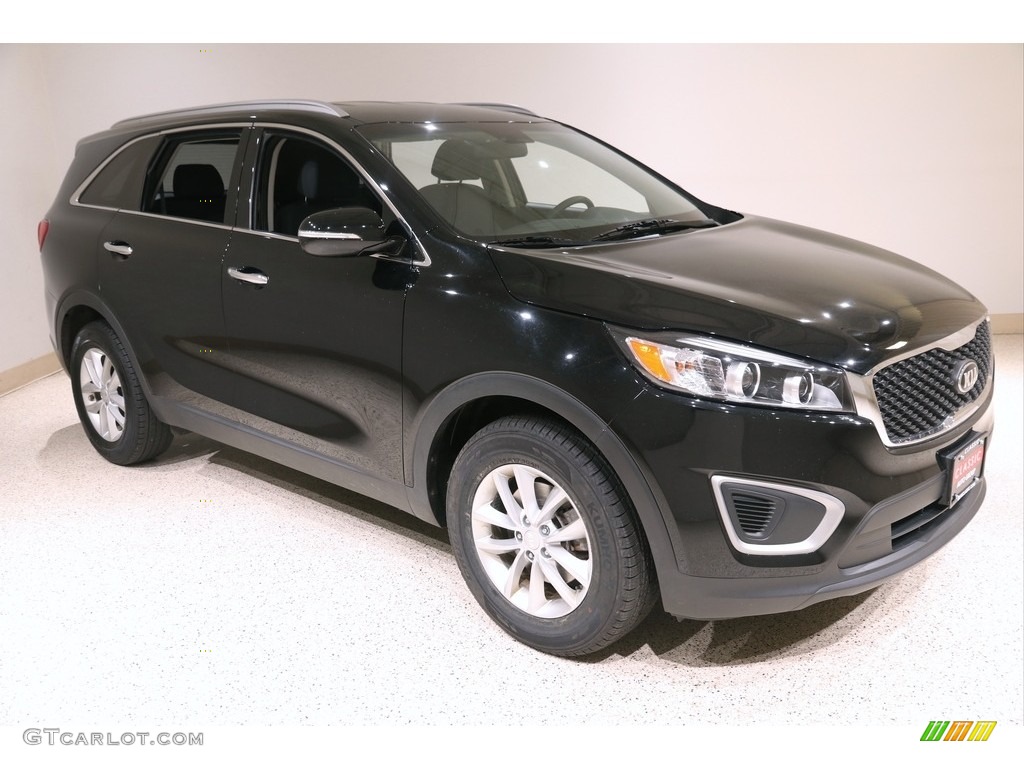 Ebony Black 2018 Kia Sorento L Exterior Photo #139823904