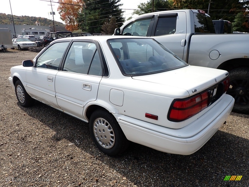 Super White 1991 Toyota Corolla LE Sedan Exterior Photo #139824354