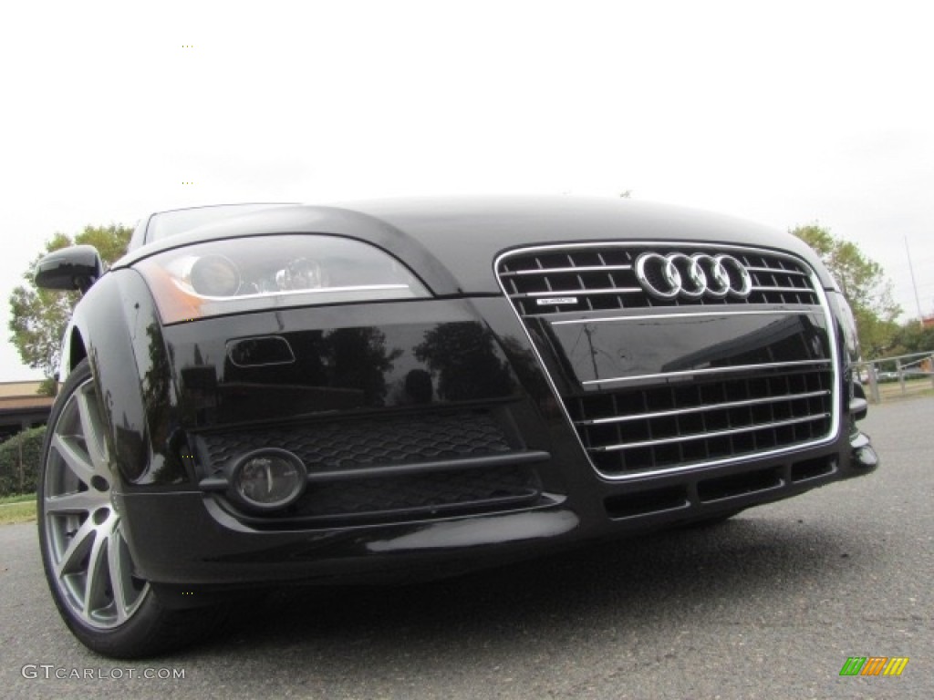 2008 TT 3.2 quattro Coupe - Brilliant Black / Luxor Beige photo #2