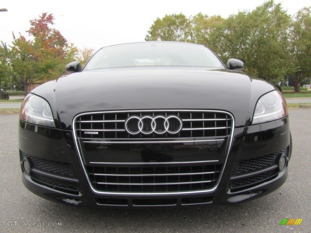 2008 TT 3.2 quattro Coupe - Brilliant Black / Luxor Beige photo #4