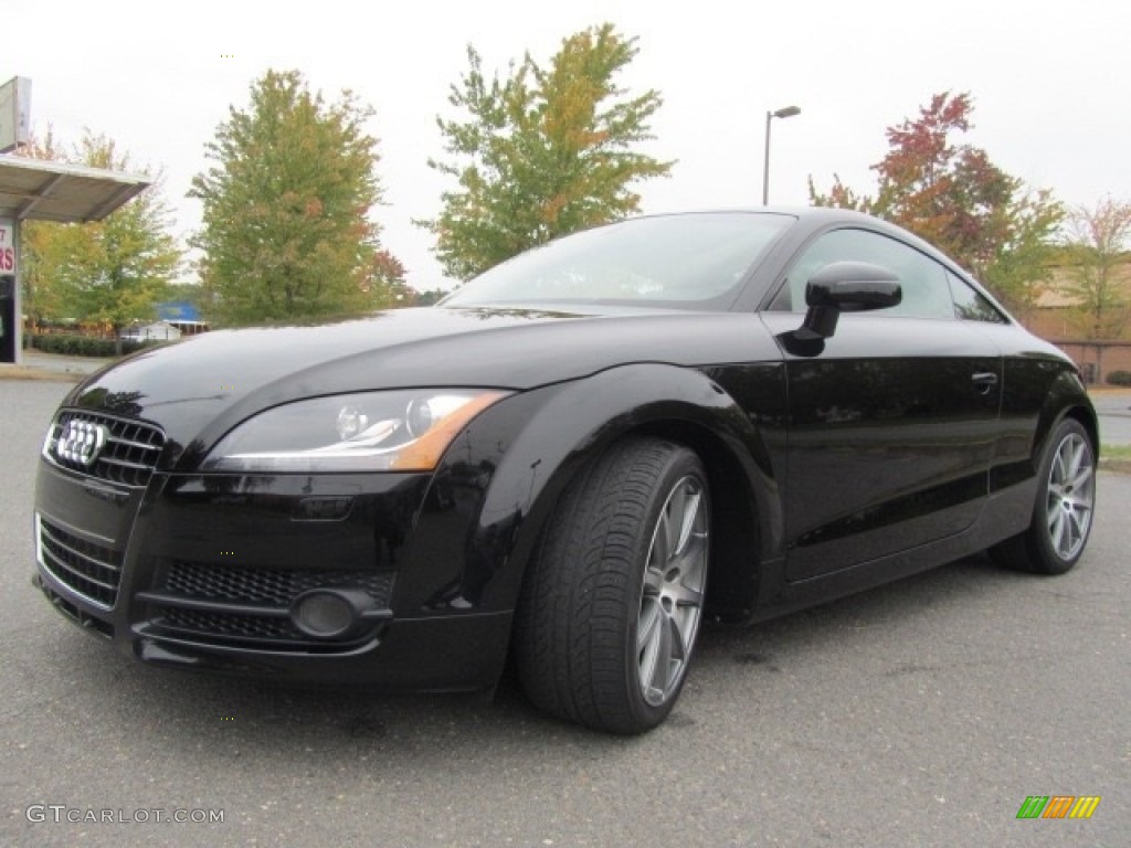 2008 TT 3.2 quattro Coupe - Brilliant Black / Luxor Beige photo #6