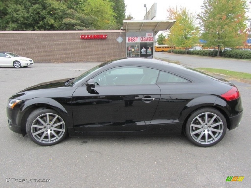 2008 TT 3.2 quattro Coupe - Brilliant Black / Luxor Beige photo #7