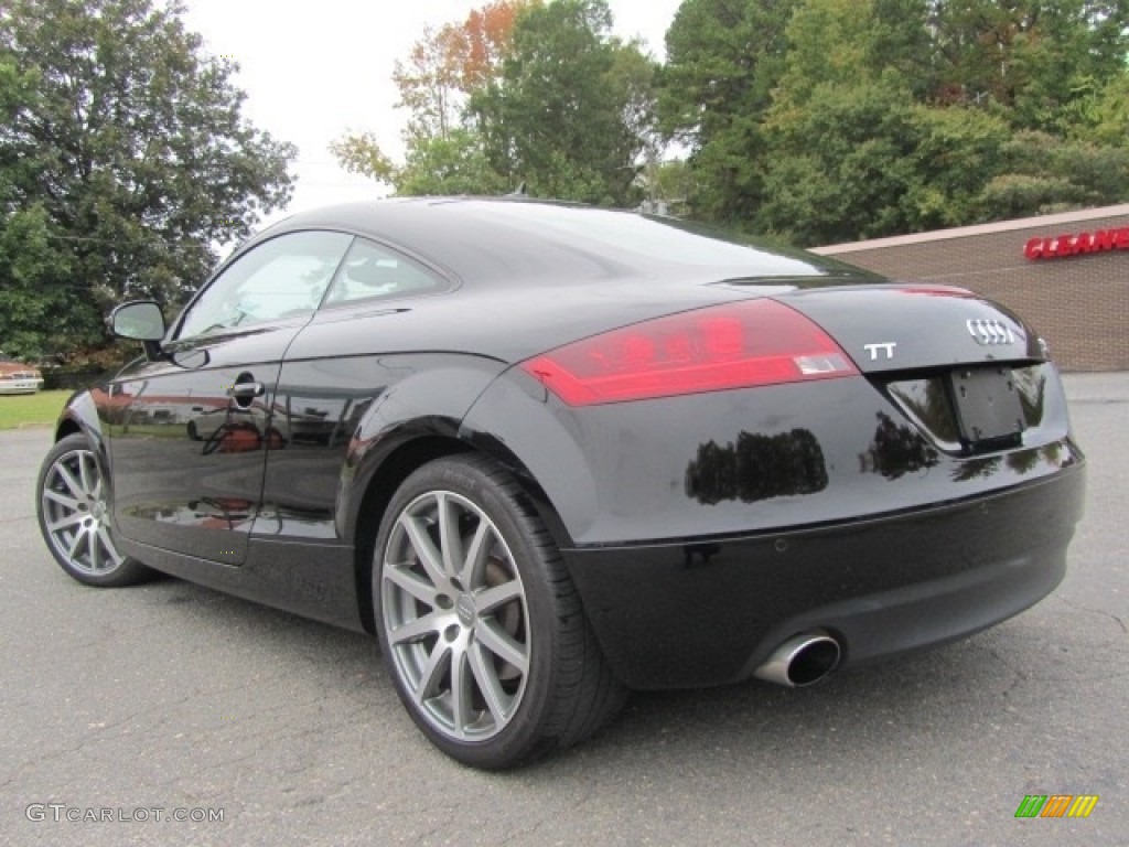 2008 TT 3.2 quattro Coupe - Brilliant Black / Luxor Beige photo #8