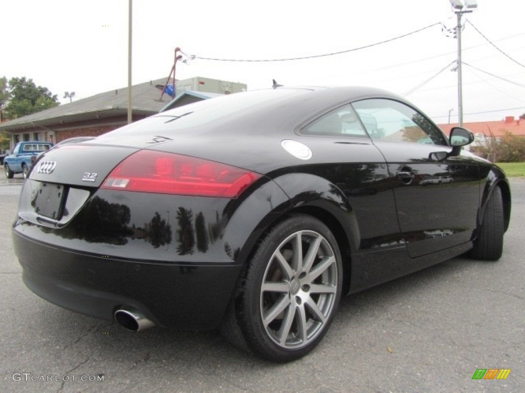 2008 TT 3.2 quattro Coupe - Brilliant Black / Luxor Beige photo #10