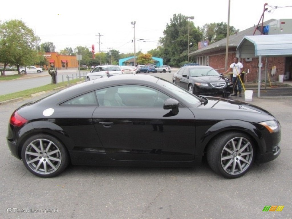 2008 TT 3.2 quattro Coupe - Brilliant Black / Luxor Beige photo #11