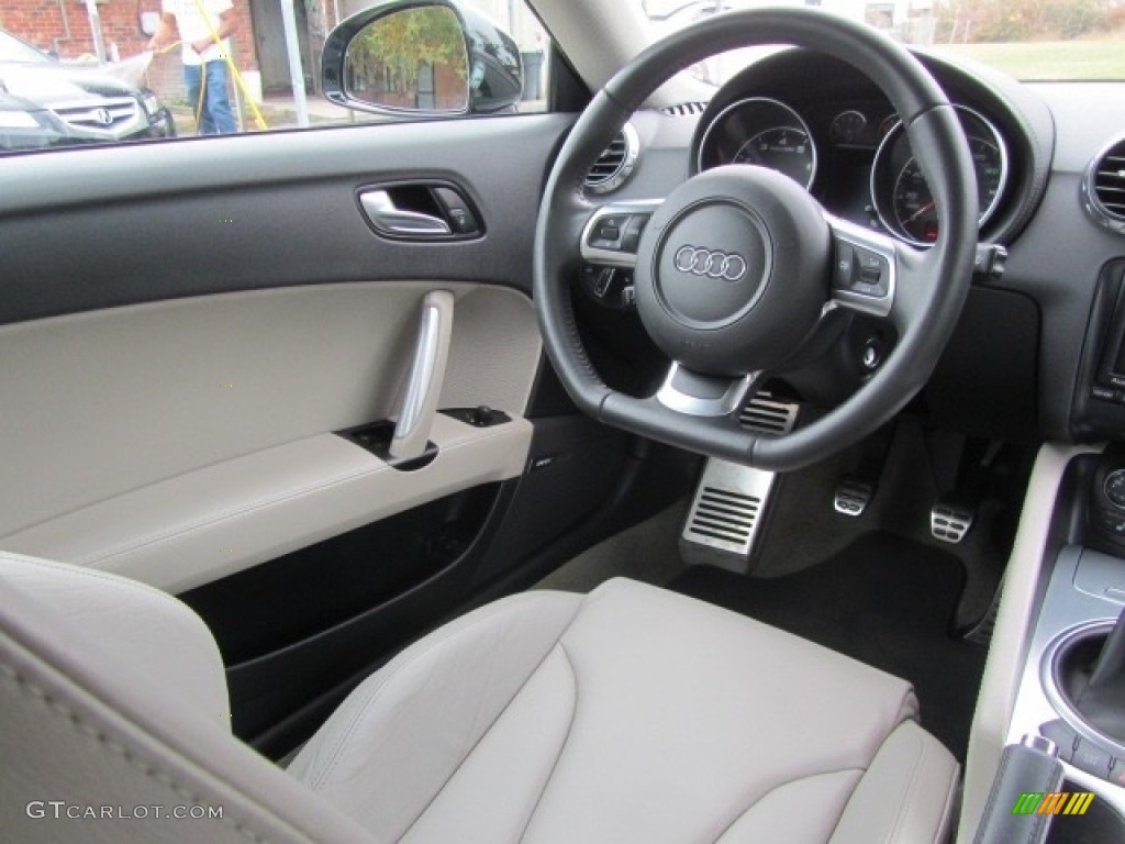 2008 TT 3.2 quattro Coupe - Brilliant Black / Luxor Beige photo #12