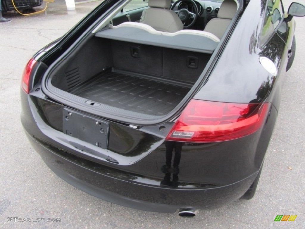 2008 TT 3.2 quattro Coupe - Brilliant Black / Luxor Beige photo #21