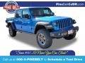 2021 Hydro Blue Pearl Jeep Gladiator Rubicon 4x4  photo #1