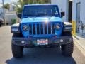 2021 Hydro Blue Pearl Jeep Gladiator Rubicon 4x4  photo #2