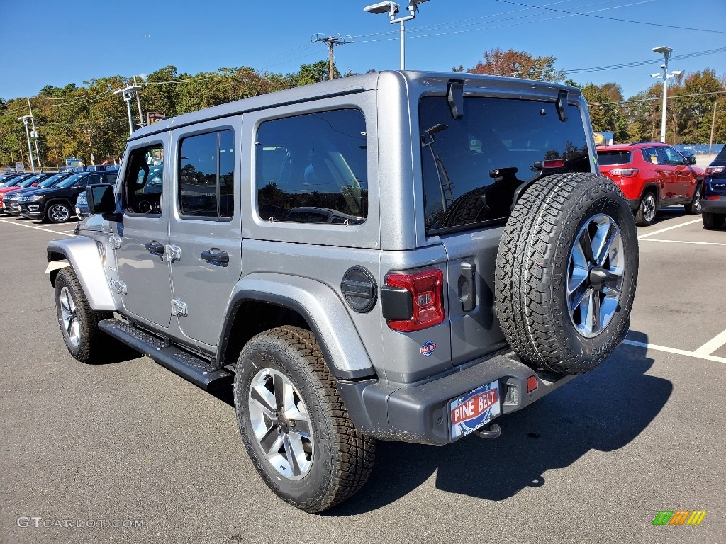 2021 Wrangler Unlimited Sahara 4x4 - Billet Silver Metallic / Black photo #4