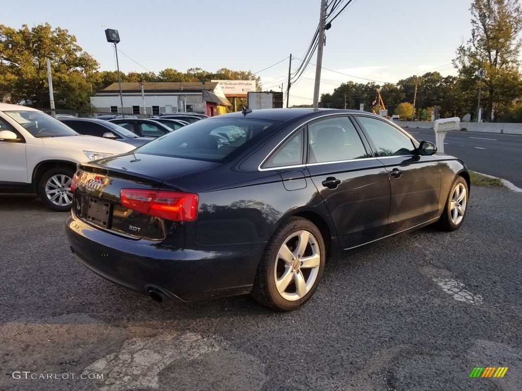 2012 A6 2.0T Sedan - Moonlight Blue Metallic / Nougat Brown photo #3