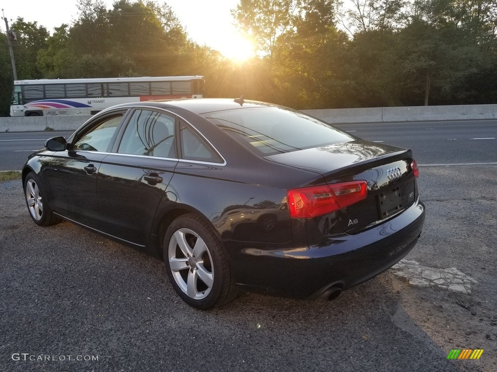 2012 A6 2.0T Sedan - Moonlight Blue Metallic / Nougat Brown photo #5