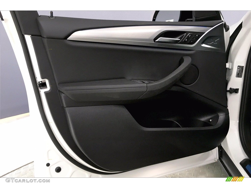 2021 BMW X3 xDrive30e Black Door Panel Photo #139827465