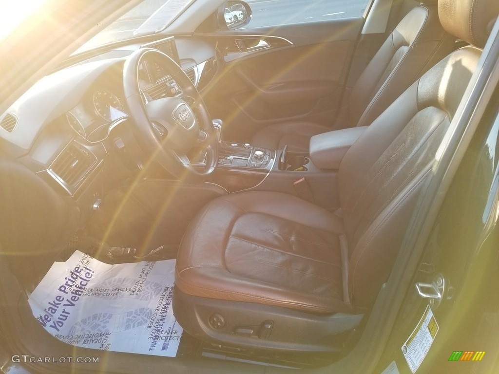 2012 A6 2.0T Sedan - Moonlight Blue Metallic / Nougat Brown photo #8