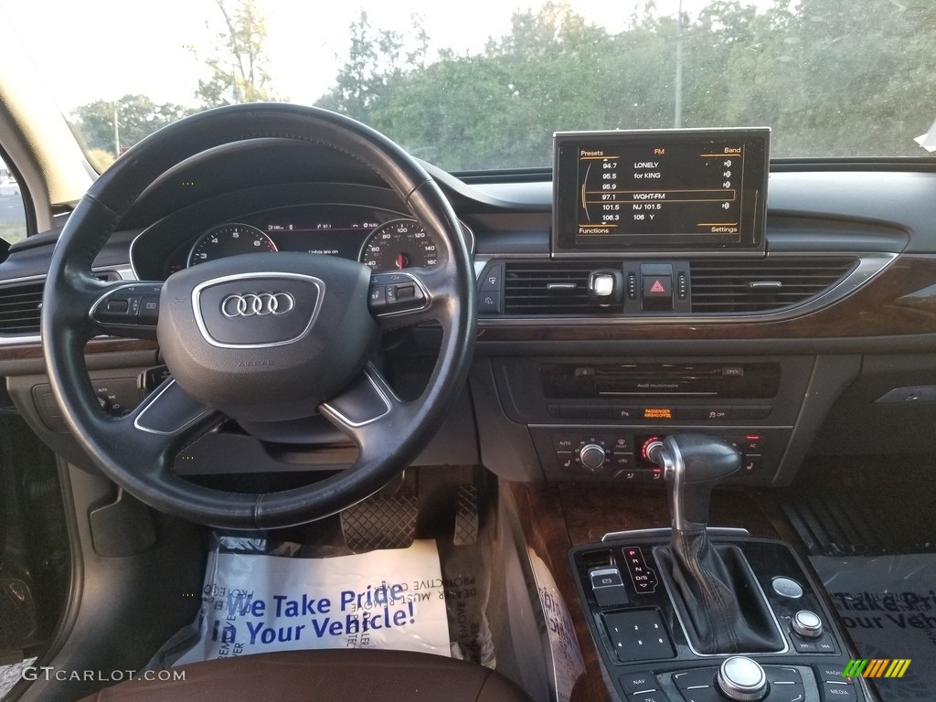 2012 A6 2.0T Sedan - Moonlight Blue Metallic / Nougat Brown photo #11