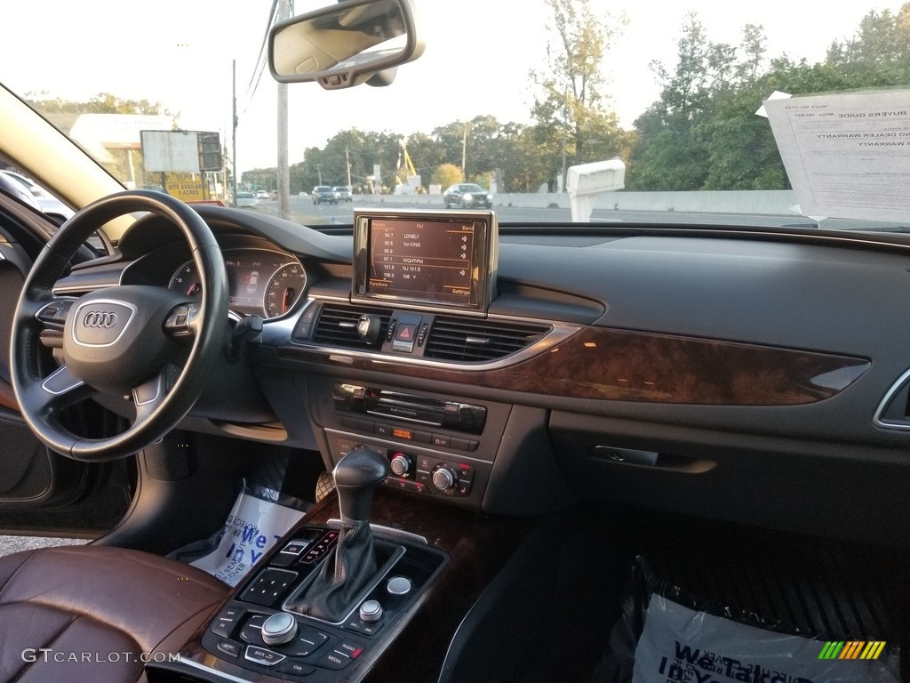 2012 A6 2.0T Sedan - Moonlight Blue Metallic / Nougat Brown photo #12