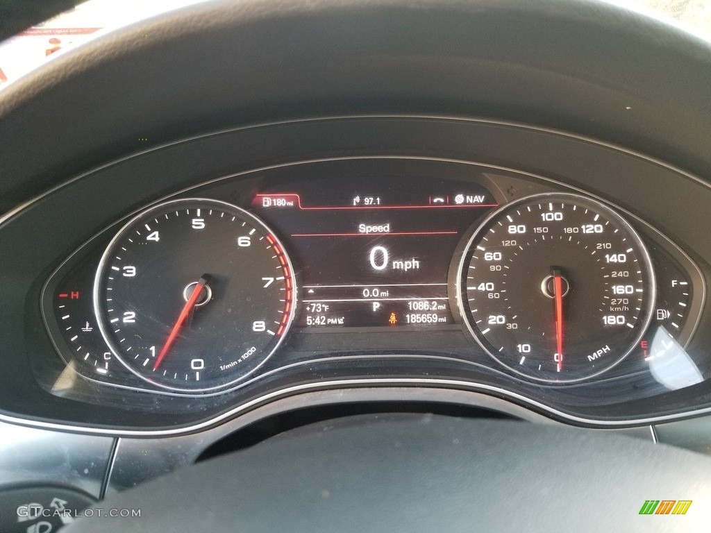 2012 A6 2.0T Sedan - Moonlight Blue Metallic / Nougat Brown photo #16