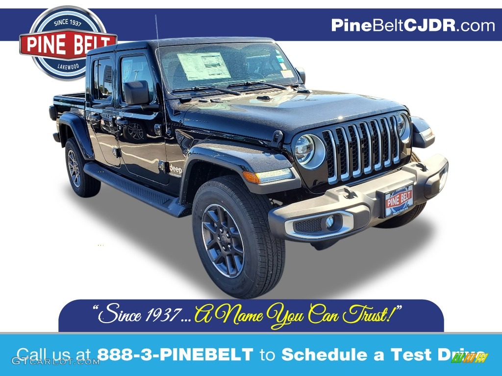 2021 Gladiator Overland 4x4 - Black / Black photo #1