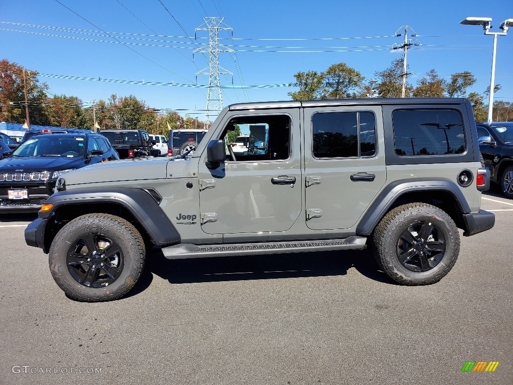 2021 Wrangler Unlimited Sport 4x4 - Sting-Gray / Black photo #3